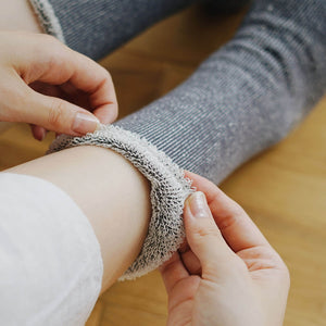 Unisex Silk Cotton Lounge Socks - NISHIGUCHI-Socks-SANTOKU NYC