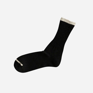 Unisex Silk Cotton Socks - NISHIGUCHI-Socks-NISHIGUCHI-Black-S-santoku nyc