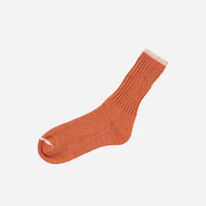 Unisex Silk Cotton Socks - NISHIGUCHI-Socks-NISHIGUCHI-Beer Amber-M-santoku nyc