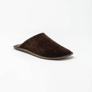 Velour Leather Room Slippers - Reela-slippers-Reela-SANTOKU NYC