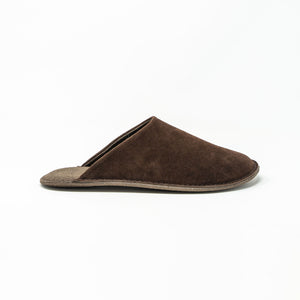Velour Leather Room Slippers - Reela-slippers-Reela-SANTOKU NYC
