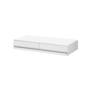 Wide Countertop Drawer With Pull-Out Shelf, Steel - Yamazaki Home-Countertop Shelf-Yamazaki Home-White-santoku nyc