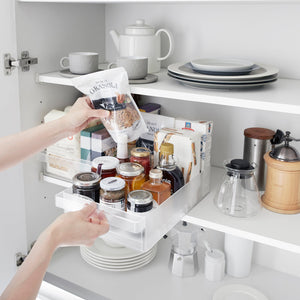 Wide Refrigerator Organizer Bin - Yamazaki Home-Food Storage-Yamazaki Home-santoku nyc