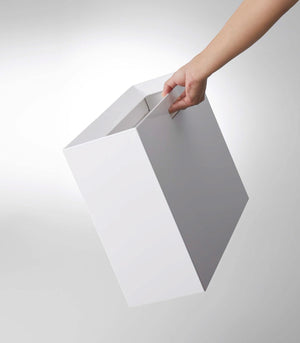 Wide Trash Can - Yamazaki Home-Trash Can-Yamazaki Home-White-santoku nyc