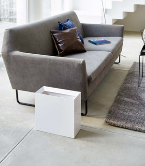 Wide Trash Can - Yamazaki Home-Trash Can-Yamazaki Home-White-santoku nyc