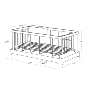 Steel Wire Dish Rack - Yamazaki Home-Dish Rack-Yamazaki Home-santoku nyc