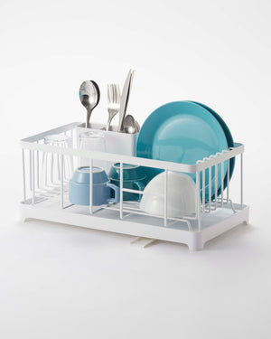 Steel Wire Dish Rack-Dish Rack-Yamazaki Home-White-santoku nyc