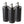 Round Dispenser Bundle: Shampoo, Conditioner, and Body Soap-Shower Dispenser-Yamazaki Home-Black-santoku nyc