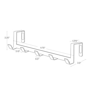 Over-the-Door Hanger, Steel - Yamazaki Home-Over-the-Door Hook-Yamazaki Home-santoku nyc