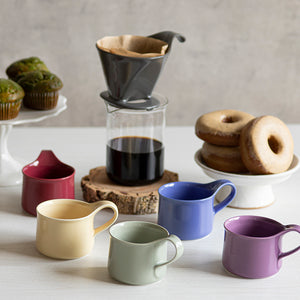 BEE HOUSE Ceramic Cappuccino Mug 5.4oz Original Color - ZERO JAPAN-Coffee & Tea-ZERO JAPAN-White-santoku nyc