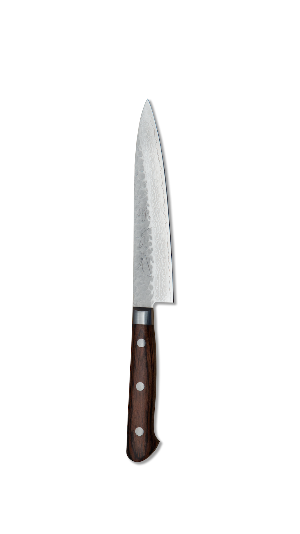Hammered Damascus Petty Utility Knife 5.3˝ - JIKKO