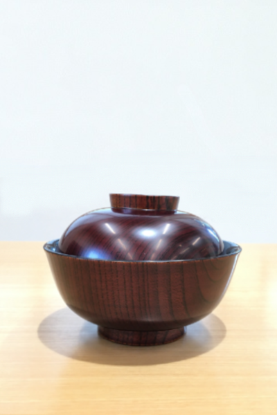 Joboji Lacquerware Soup Bowl with lid, for Chef Odo / 木地呂 By Takumi Iwadate