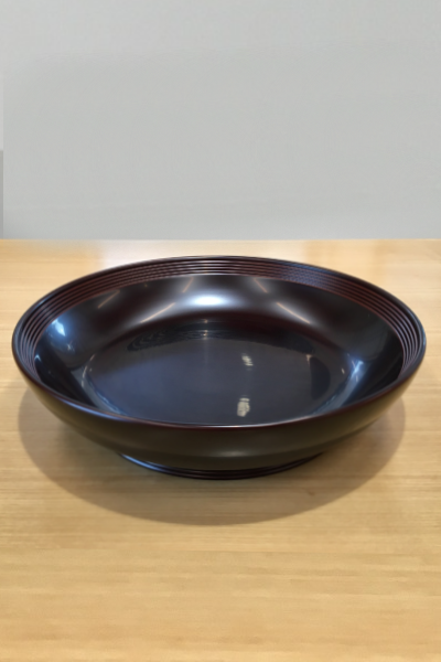 Joboji Lacquerware Snack Bowl / Black By Takashi Iwadate