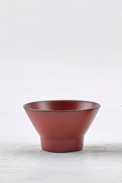Joboji Lacquerware Sake Cup /Red By Tekiseisha