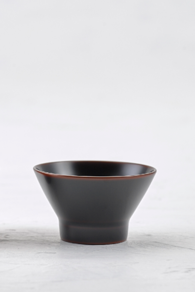 Joboji Lacquerware Sake Cup /Dark Brown(Tameiro) By Tekiseisha
