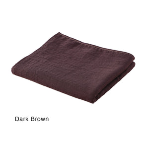 Marshmallow Gauze Scarf - UCHINO-Home & Wellness-UCHINO-Dark Brown-santoku nyc