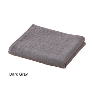 Marshmallow Gauze Scarf - UCHINO-Home & Wellness-UCHINO-Dark Gray-santoku nyc