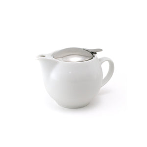 ZERO JAPAN - BEE HOUSE - ROUND TEAPOT for ONE (15 oz) - White -Coffee & Tea-ZERO JAPAN-santoku nyc