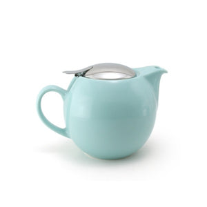 ZERO JAPAN - BEE HOUSE - ROUND TEAPOT for TWO (24 oz) - Aqua Mist -Coffee & Tea-ZERO JAPAN-santoku nyc