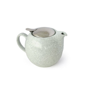 ZERO JAPAN - BEE HOUSE - ROUND TEAPOT for TWO (24 oz) - 18 Crackled Blue -Coffee & Tea-ZERO JAPAN-santoku nyc