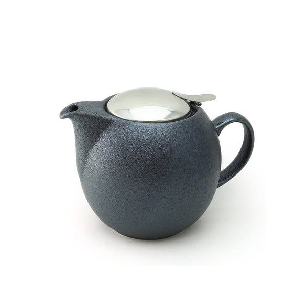 ZERO JAPAN - BEE HOUSE - 34 Ounce Ceramic Teapot - Crystal Silver -