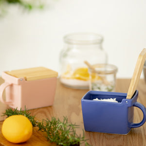 BEE HOUSE SALT BOX SALT CELLAR 16 oz - Blueberry - ZERO JAPAN-Kitchen-ZERO JAPAN-santoku nyc