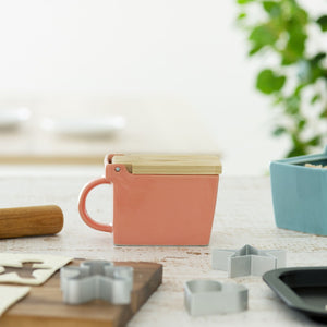 ZBEE HOUSE SALT BOX Cellar 16 oz - Coral Pink - ZERO JAPAN-Kitchen-ZERO JAPAN-santoku nyc