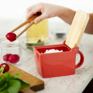 BEE HOUSE SALT BOX SALT CELLAR BST-17 16 oz - Carrot - Kitchen-ZERO JAPAN-santoku nyc