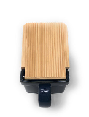 BEE HOUSE SALT BOX 16 oz - Jeans Blue - ZERO JAPAN-Kitchen-ZERO JAPAN-santoku nyc