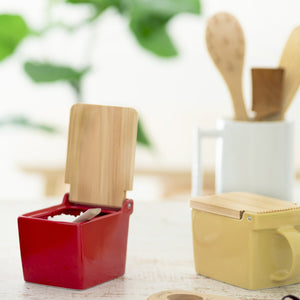 BEE HOUSE SALT BOX 16 oz - Banana - ZERO JAPAN-Kitchen-ZERO JAPAN-santoku nyc