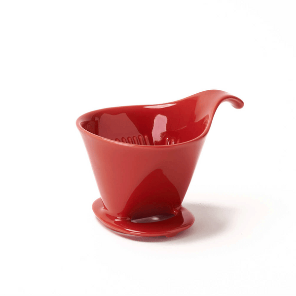 ZERO JAPAN - BEE HOUSE - Pour-Over Ceramic Coffee Dripper - Tomato -