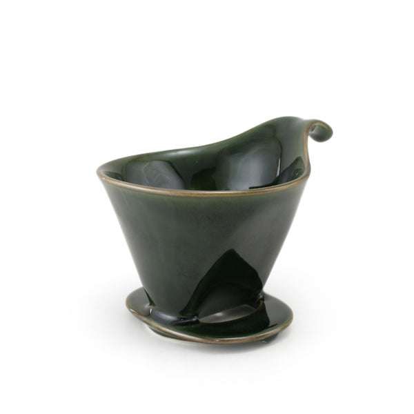 ZERO JAPAN - BEE HOUSE - Pour-Over Ceramic Coffee Dripper - Antique Green-