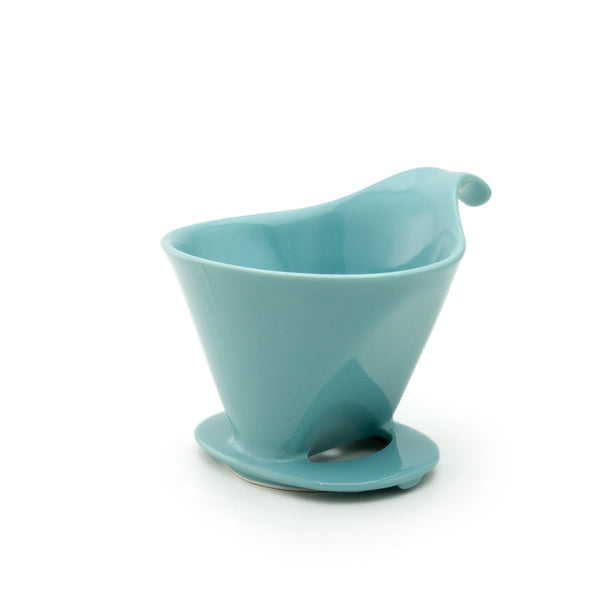 ZERO JAPAN - BEE HOUSE - Pour-Over Ceramic Coffee Dripper - Ice Blue