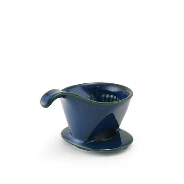 ZERO JAPAN - BEE HOUSE - Pour-Over Ceramic Coffee Dripper - Jeans Blue  -