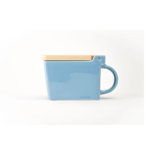BEE HOUSE SALT BOX SALT CELLAR 16 oz - Ocean Blue - ZERO JAPAN-Kitchen-ZERO JAPAN-santoku nyc