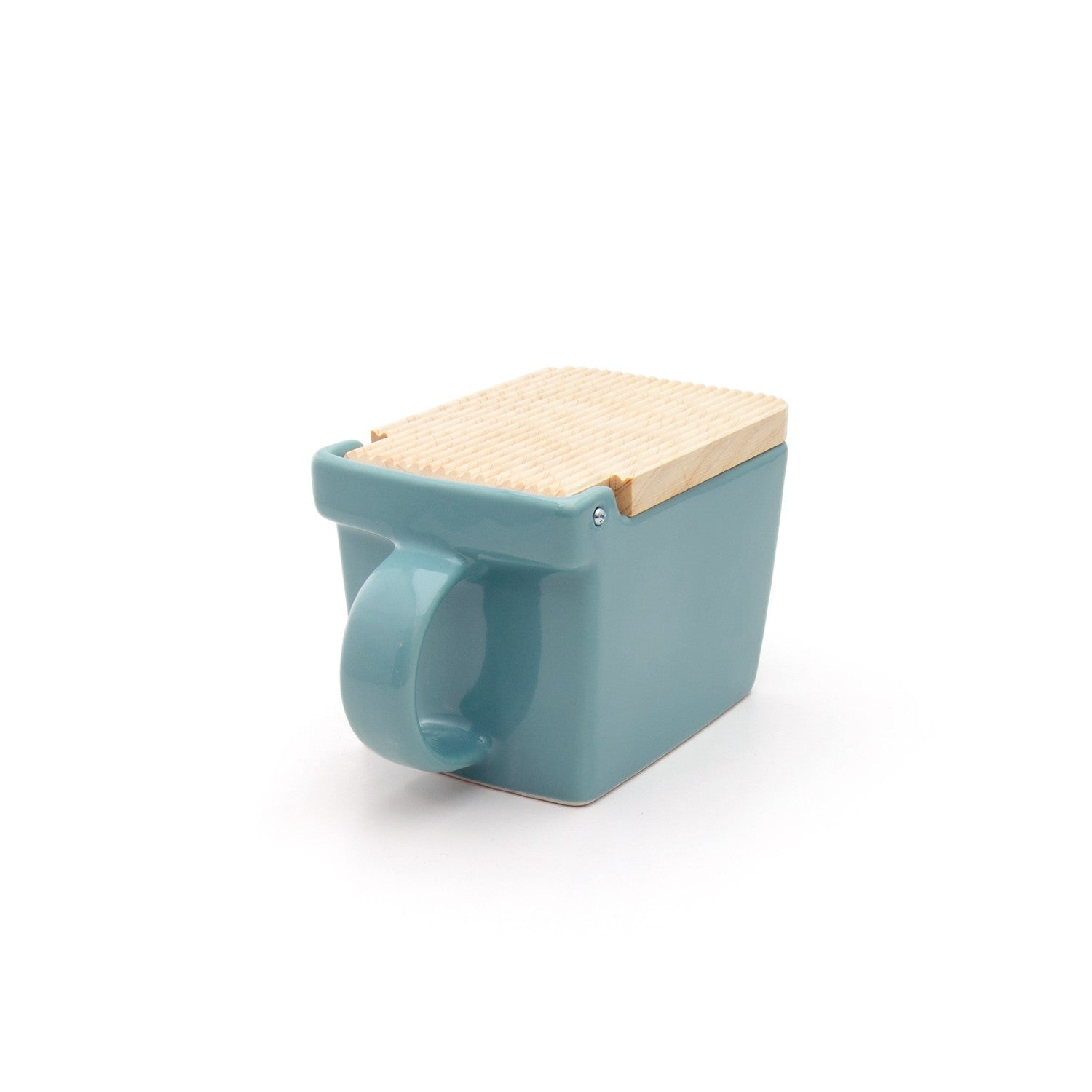 Bee House (Zero Japan) Scatola Per Sale In Ceramica Con Coperchio In Legno Hinoki – Blue Berry