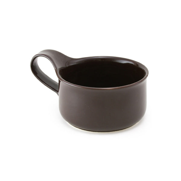 CERAMIC SOUP CUP (8.5 oz) - Dark Chocolate