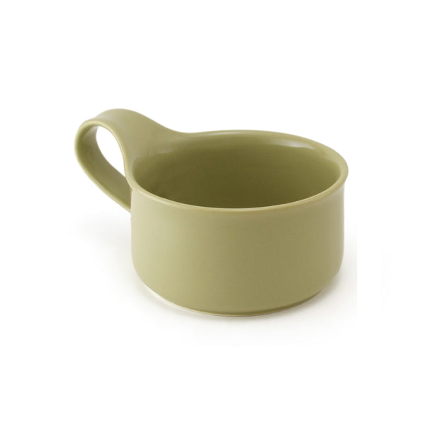 CERAMIC SOUP CUP (8.5 oz) - Olive