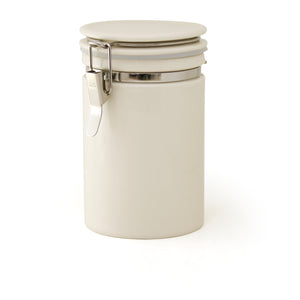 ZERO JAPAN COFFEE CANISTERS 27 oz. (CO-200) /13.5 oz. (CO-150) - Ivory-Coffee & Tea-ZERO JAPAN-CO-200- 4.1" Φ x 6.3" h (10.5 Φ × 16.0 cm h) - 27.0 oz (800 cc)-santoku nyc