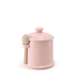 Sugar Canister with wooden spoon 10.0 oz - Pink - ZERO JAPAN-Kitchen-ZERO JAPAN-santoku nyc