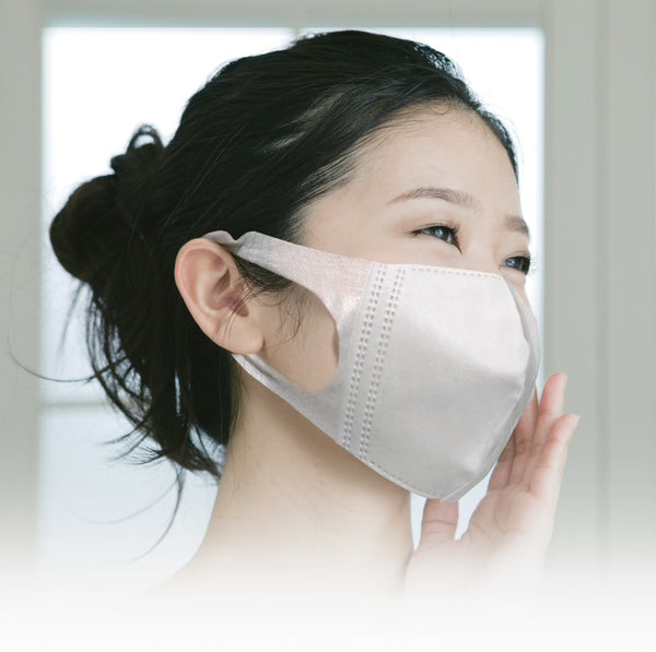 ASTM Level 3 Surgical Mask with Ear Loops S/M Size - White,  Made in Japan