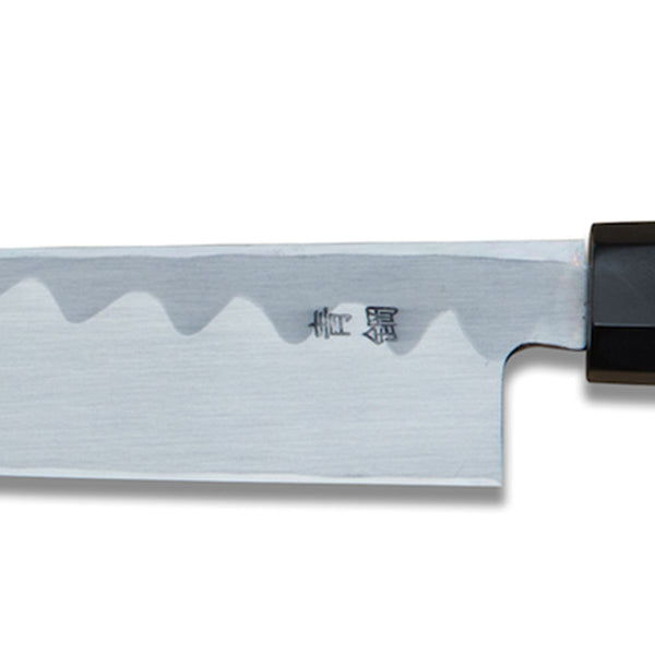 Blue Carbon Steel Yanagi Knife 9˝ 1/2  (240mm) 紋鍛青鋼二号