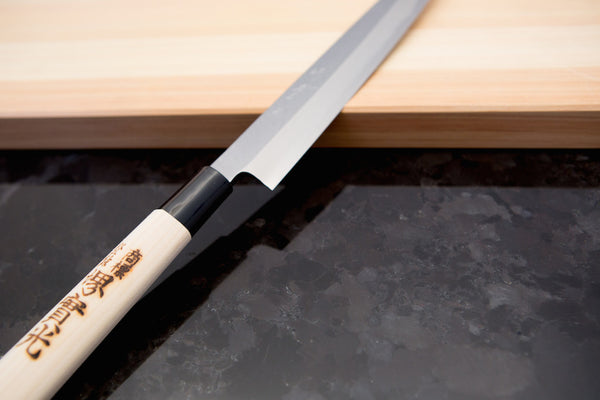 Japan Carbon Steel Yanagi Knife 9˝ 1/2 (240mm) 特製日本鋼
