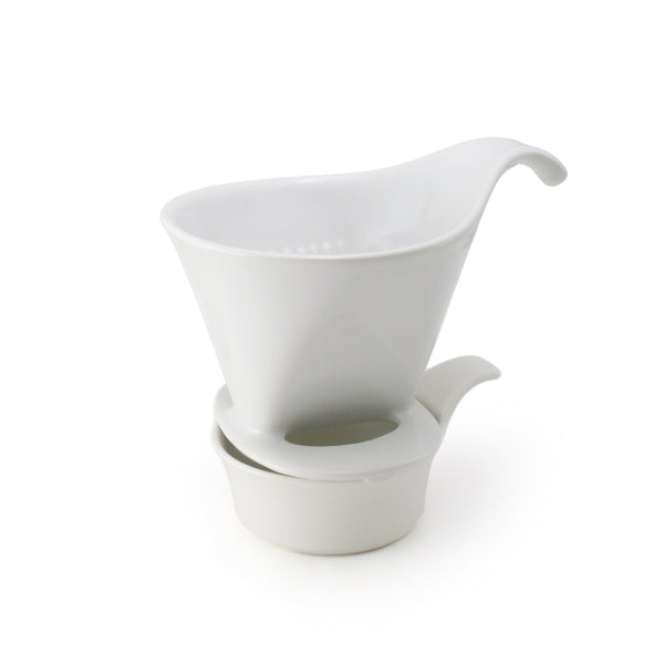 Coffee Dripper/ Teapack Tray - White