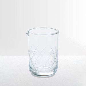 Diamond Cut Seamless Mixing Glass 480 ml - M-TAKA-Barware-M-TAKA-santoku nyc