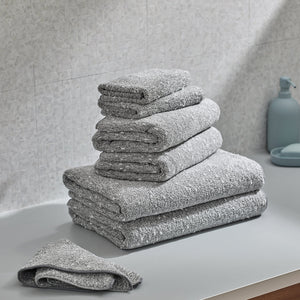 Charcoal Towel - UCHINO-Home & Wellness-UCHINO-Bath Towel: 28 × 55 in (70 × 140 cm)-Light Gray-santoku nyc