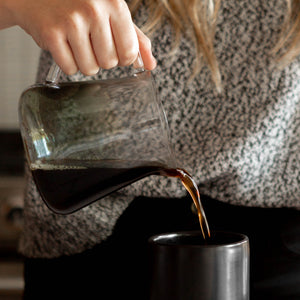 Mighty Small Glass Carafe - Smoked Glass-Coffee & Tea-FELLOW-santoku nyc