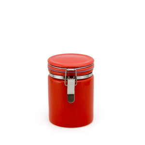 TEA-100 CA BEE HOUSE Tea Canister 11.9 oz - ZERO JAPAN carrot orange red