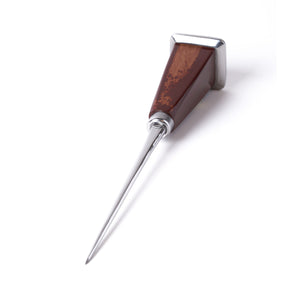 1-Prong Ice Pick with Diamond-Formed Plywood Weight Long 9" - YAMACHU-Barware-YAMACHU-santoku nyc