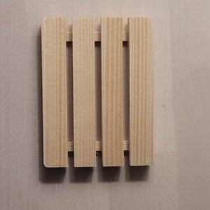 ZERO JAPAN Wooden Replacement Tray "3.5x 2.5x 0.4h for ZERO JAPAN Soap Dish-Replacement-ZERO JAPAN-santoku nyc